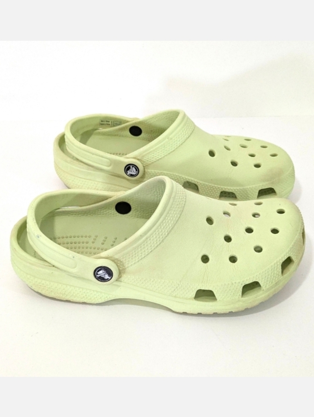 Light Green Classic Crocs - Mens 8 / Womens 10